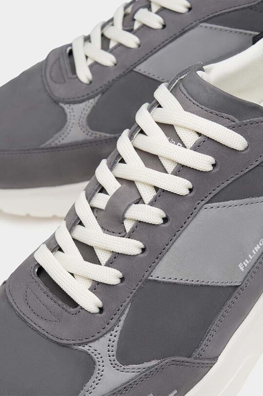 Замшевые кроссовки Filling Pieces Jet Runner 58122791874 серый