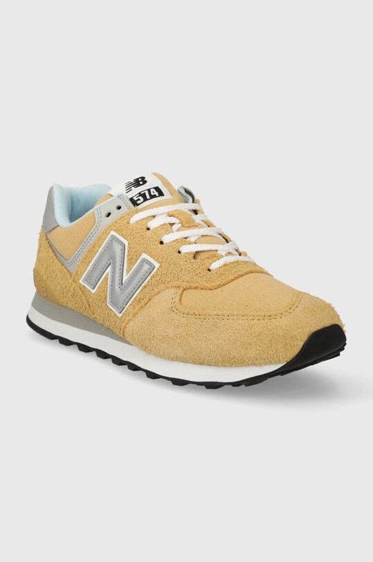 Tenisice od brušene kože New Balance 574 U574PGW bež SS24