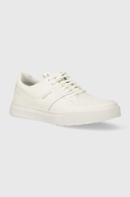 Timberland sneakers din piele Maple Grove textil alb TB0A675WEM21