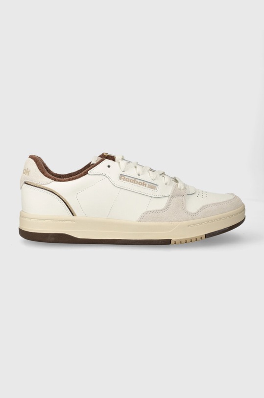 Kožené tenisky Reebok Classic PHASE COURT povrstvená useň biela 100205053