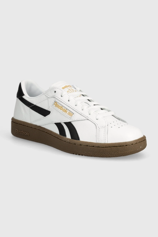 Reebok Classic sneakersy skórzane Club C imitacja skóry licowej biały 100202325