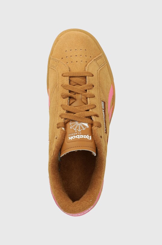 Замшевые кроссовки Reebok Classic Club C бежевый 100206242