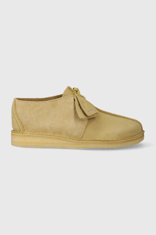 Половинки обувки от велур Clarks Originals Desert Trek 26176530 бежов SS24