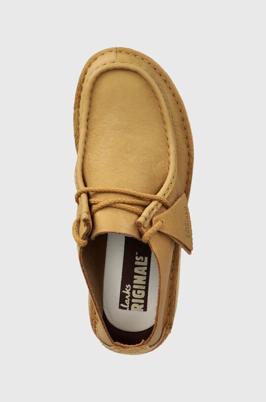 Nubukové topánky Clarks Originals Desert Nomad hnedá 26176543