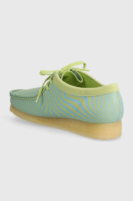 Obuv Kožené poltopánky Clarks Originals Wallabee 26176528 modrá