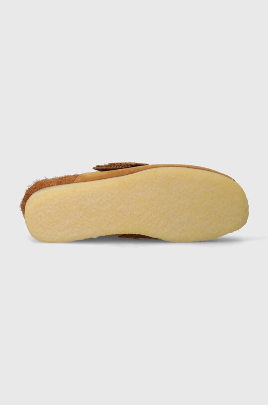 Semišové poltopánky Clarks Originals Wallabee 26175917 hnedá