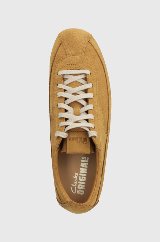 Σουέτ αθλητικά παπούτσια Clarks Originals Wallabee Tor καφέ 26175763