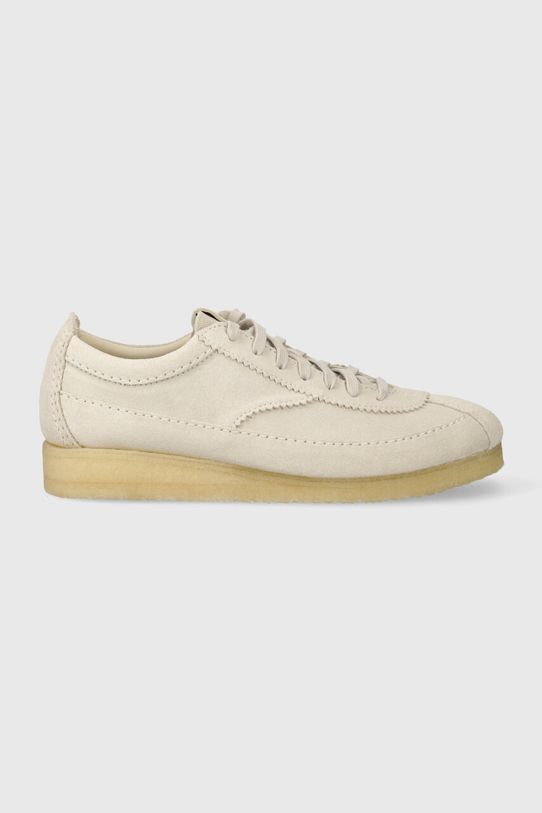 Σουέτ αθλητικά παπούτσια Clarks Originals Wallabee Tor 26175761 γκρί SS24