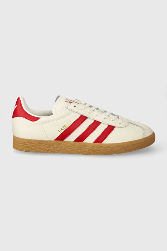 Tenisky adidas Originals Gazelle imitace kůže béžová ID3720