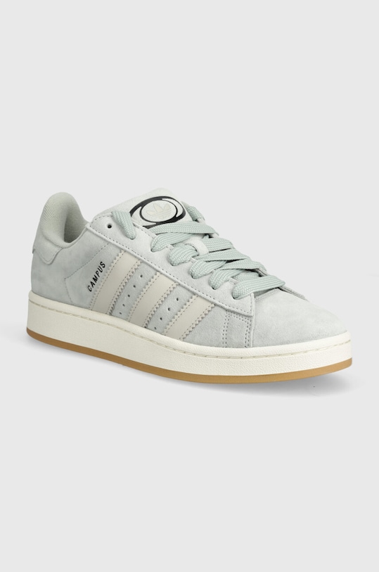 Nubukové tenisky adidas Originals Campus 00s nízky tyrkysová ID8269