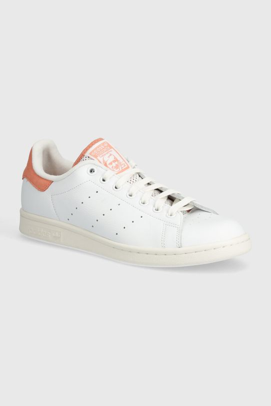 adidas Originals sneakersy skórzane Stan Smith skóra zamszowa biały IG1326