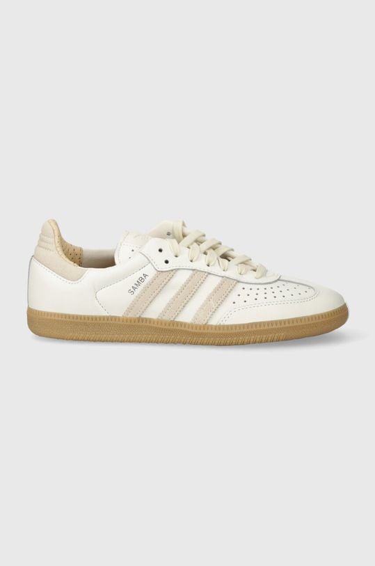 Шкіряні кросівки adidas Originals Samba OG IG1376 білий SS24