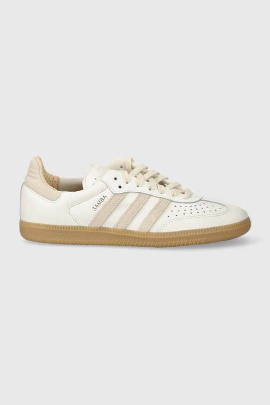 Δερμάτινα αθλητικά παπούτσια adidas Originals Samba OG IG1376 λευκό SS24