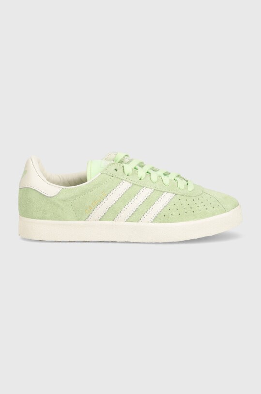 Замшеві кросівки adidas Originals Gazelle 85 IG6222 зелений SS24