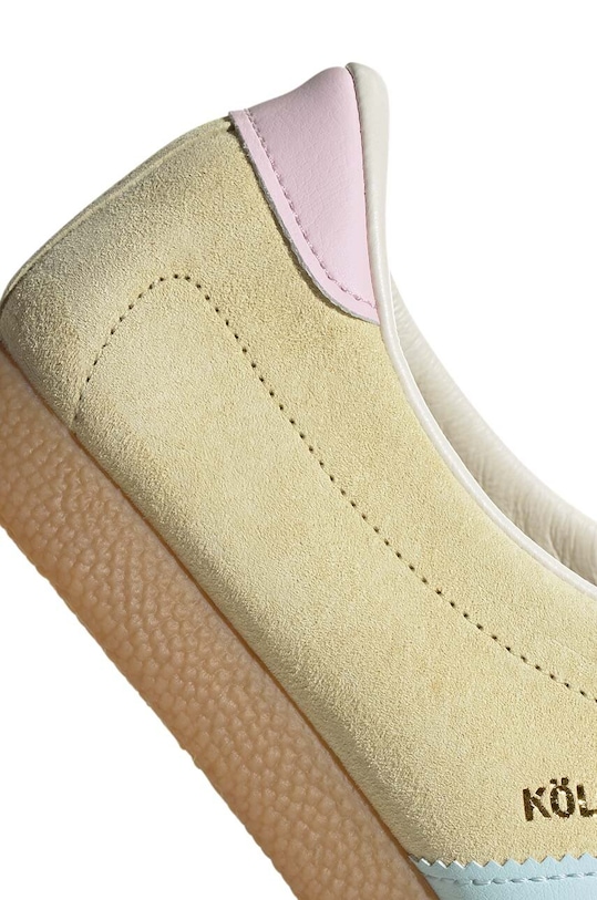 Велурени маратонки adidas Originals Koln 24 жълт IG6279