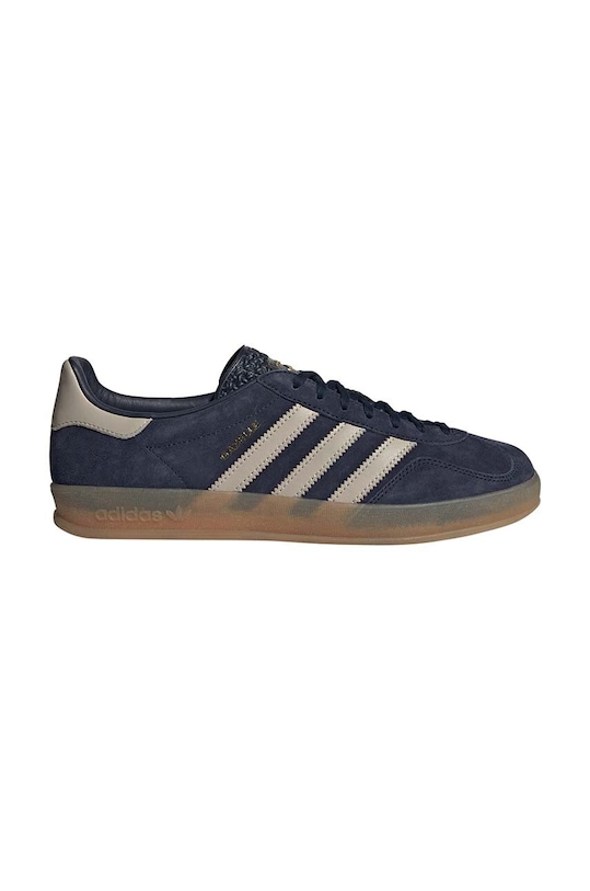 adidas Originals sneakersy zamszowe Gazelle Indoor imitacja skóry licowej granatowy IH7501