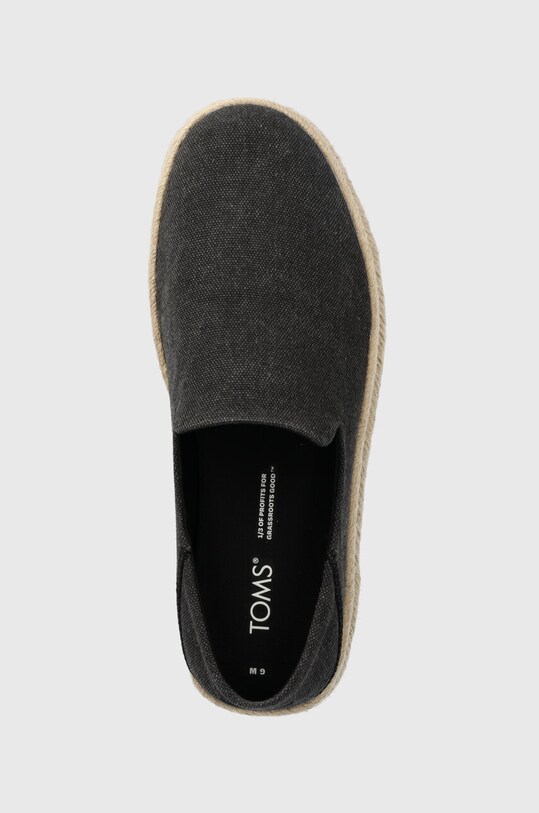 Toms espadrile Santiago negru 10019869