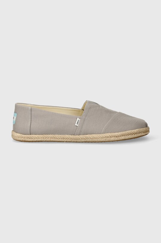 Toms espadrile Alpargata Rope 10019895 gri SS24