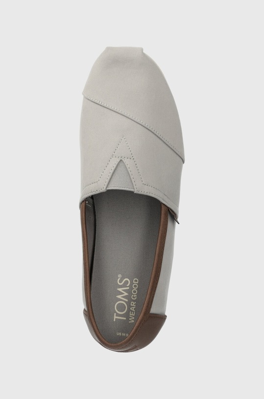 Toms espadrile Alpargata gri 10020888