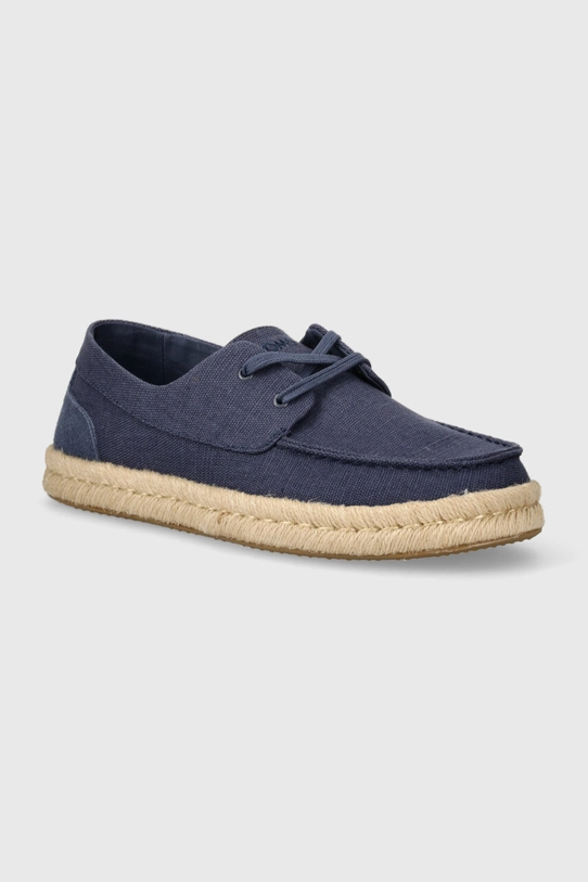 Espadrilky Toms Cabo Rope textilný tmavomodrá 10020877