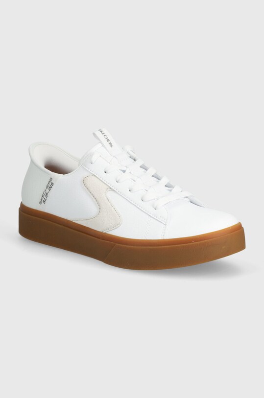 Skechers sneakers EDEN LX mic de statură alb 232448