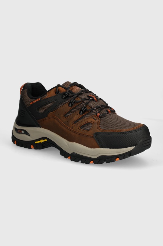 Skechers buty Arch Fit Dawson Argosa imitacja skóry licowej brązowy 204630