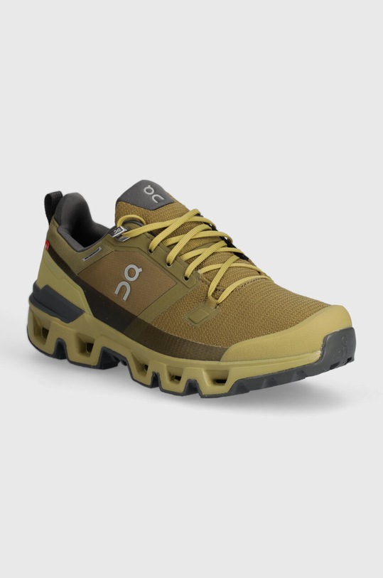 Topánky On-running Cloudwander Waterproof textilný zelená 7397822