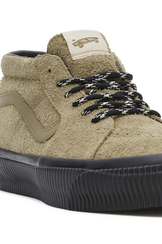 Obuwie Vans trampki zamszowe Premium Standards Sk8-Mid Reissue 83 VN000CQQCUQ1 beżowy