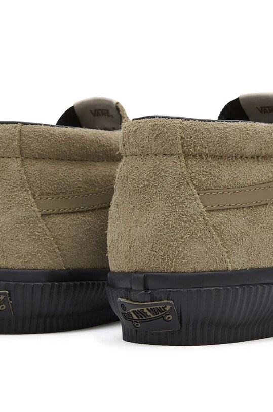 Vans trampki zamszowe Premium Standards Sk8-Mid Reissue 83 beżowy VN000CQQCUQ1