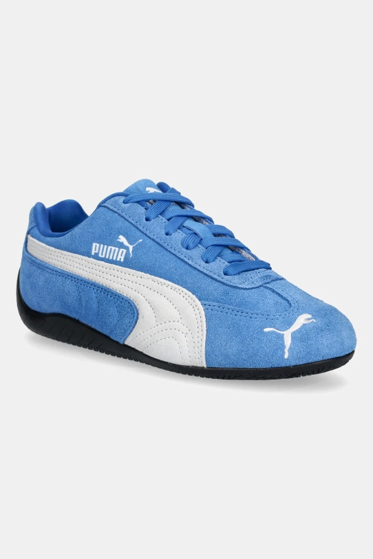 Puma sneakersy zamszowe Speedcat OG płaska niebieski 398846