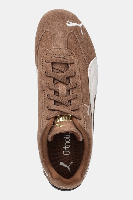 Puma sneakers din piele intoarsă Speedcat OG maro 398846