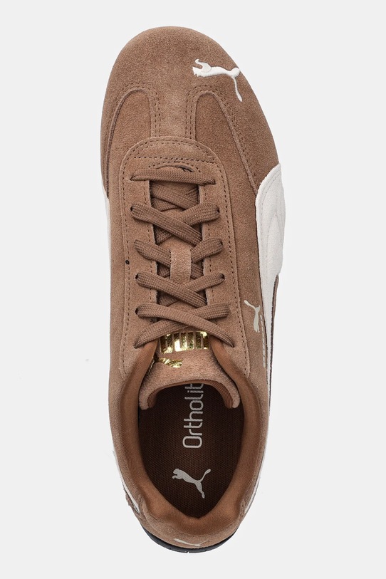 Puma sneakersy zamszowe Speedcat OG brązowy 398846