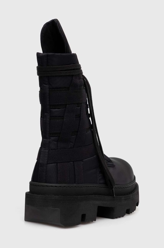 Shoes Rick Owens shoes Woven Padded Boots Army Megatooth Ankle Boot DU01D1851.BRER1.999 black