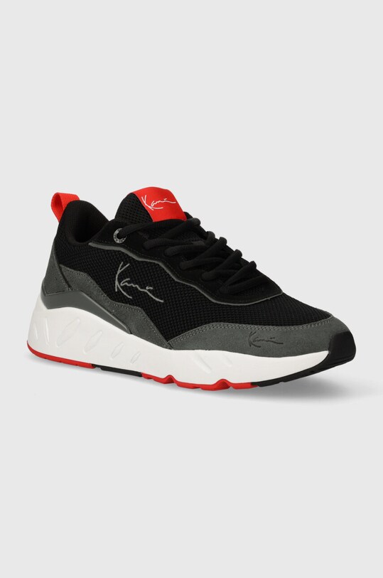 Karl Kani sportcipő HOOD RUNNER PRM velúr bőr fekete 1080423