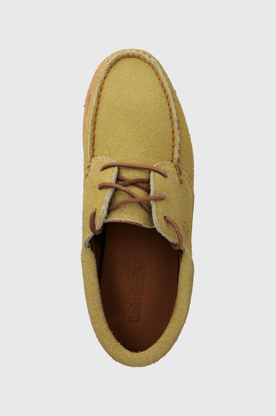 Timberland scarpe in camoscio 3 Eye Wedge Vibram beige TB0A2A11ER31