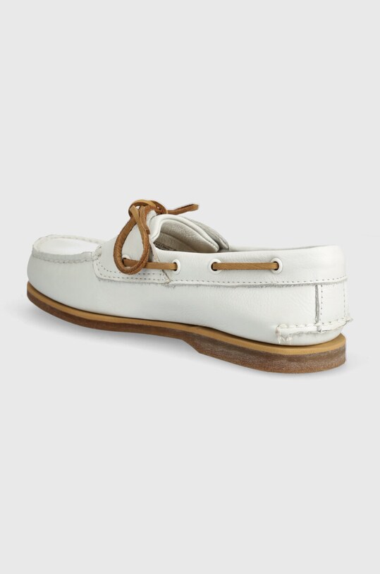 Παπούτσια Δερμάτινα μοκασίνια Timberland Classic Boat TB0A412XEM21 λευκό