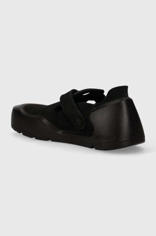 Обувь Туфли на низком ходу из нубука Birkenstock Reykjavik 1027471 чёрный