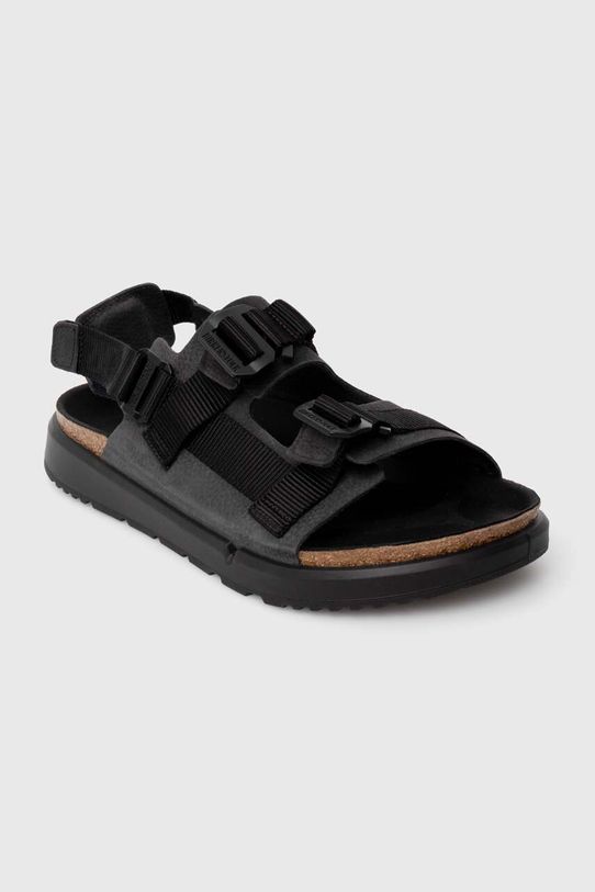 Sandale Birkenstock Shinjuku zrnata koža crna 1024599.