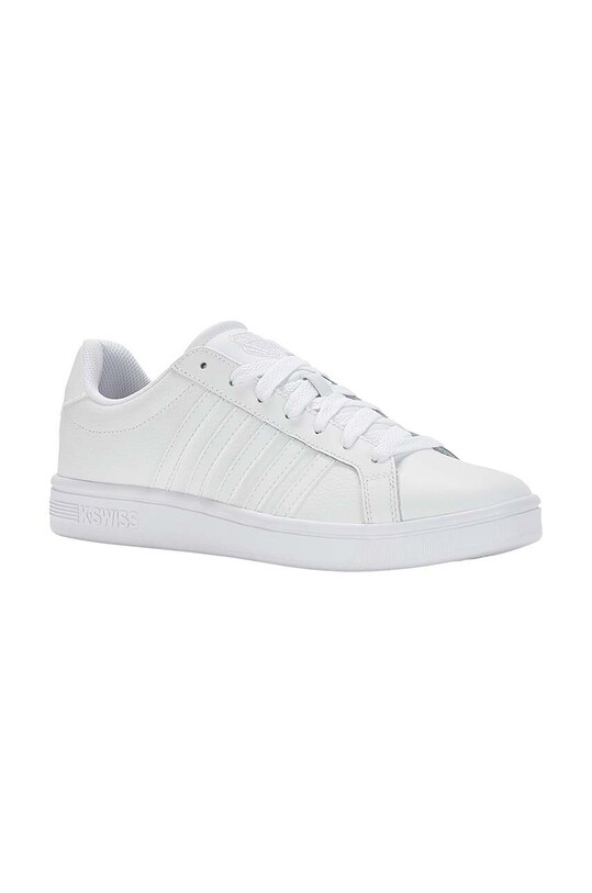 K-Swiss sneakers din piele COURT TIEBREAK 07011.154.M alb SS24