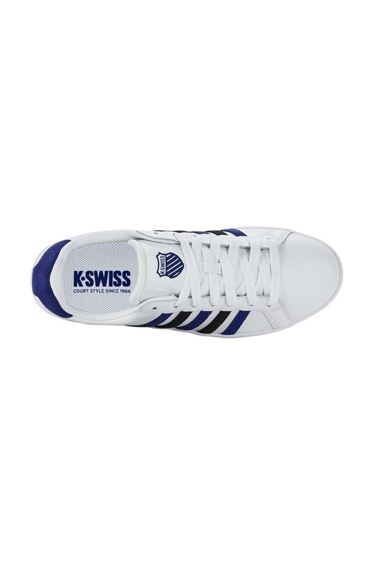 K-Swiss sneakers din piele COURT TIEBREAK alb 07011.984.M