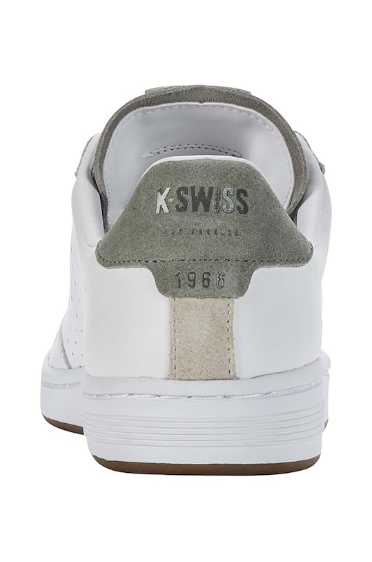 Boty Kožené sneakers boty K-Swiss LOZAN KLUB LTH 07263.915.M bílá