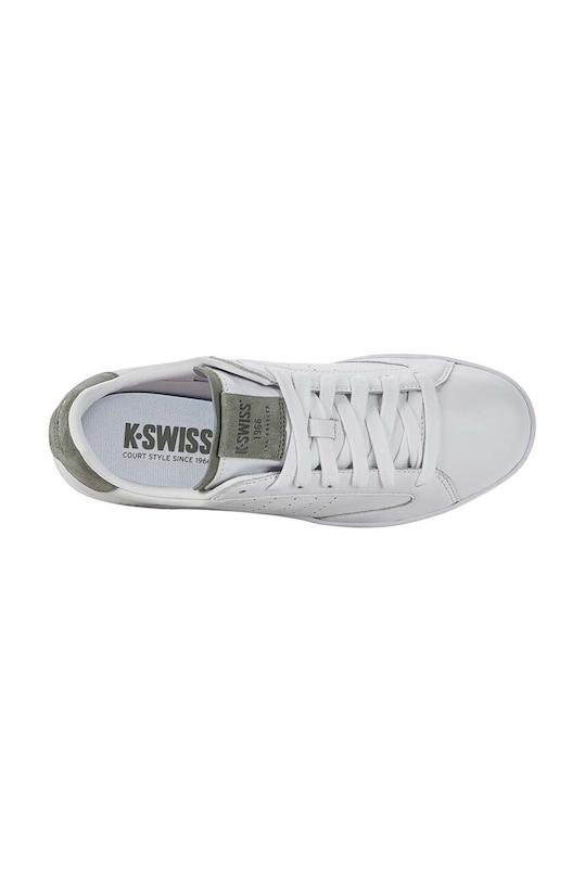 Kožené sneakers boty K-Swiss LOZAN KLUB LTH 07263.915.M bílá