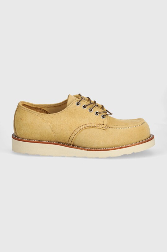 Cipele od brušene kože Red Wing Shop Moc Oxford 8079 bež SS24