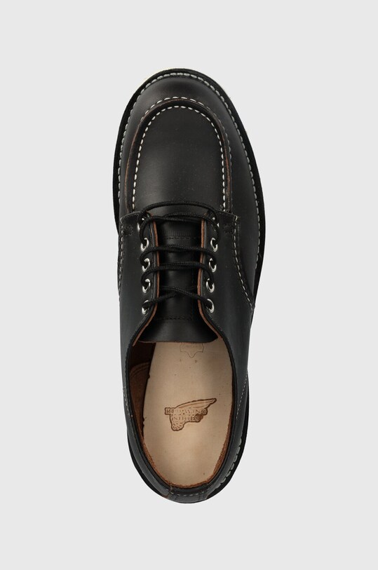 Δερμάτινα κλειστά παπούτσια Red Wing Shop Moc Oxford μαύρο 8090