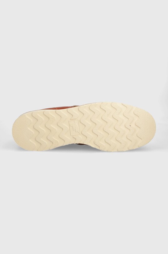 Кожени половинки обувки Red Wing Shop Moc Oxford 8092 оранжев
