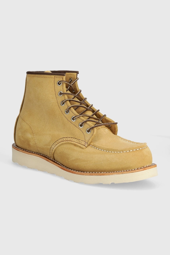 Red Wing scarpe in camoscio Moc Toe non isolato beige 8833