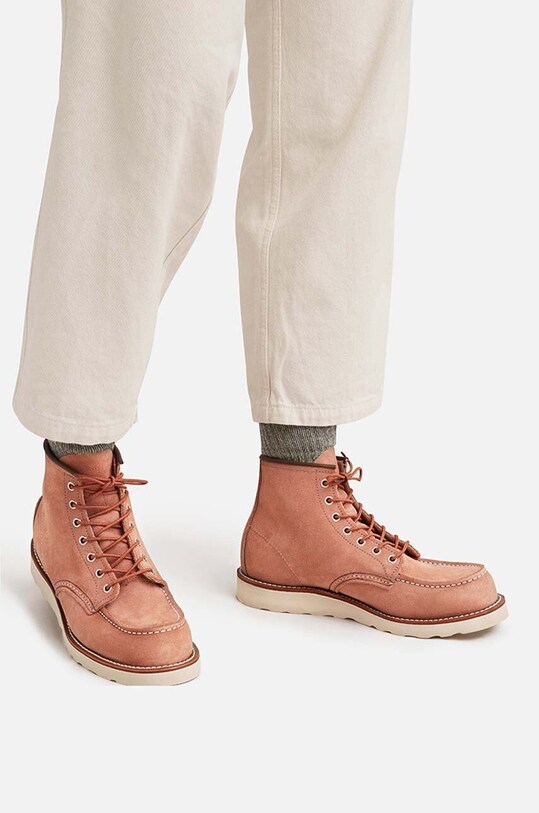 Red Wing stivali Moc Toe 8208.moc rosa
