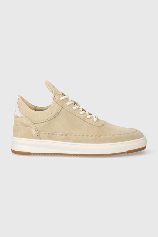 Замшеві кросівки Filling Pieces Low Top Ripple Suede 10122791919 бежевий SS24