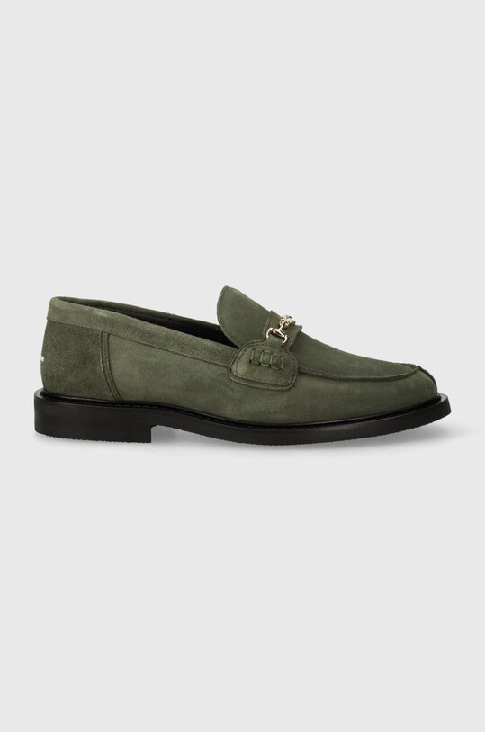 Замшеві мокасини Filling Pieces Loafer Suede 44222791926 зелений SS24