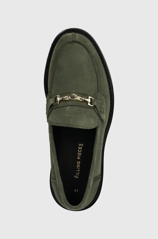 Замшеві мокасини Filling Pieces Loafer Suede зелений 44222791926